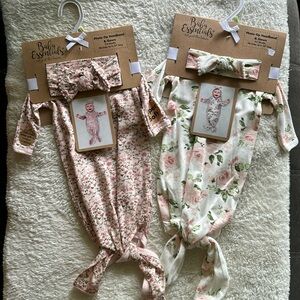 Baby essentials knotted gowns